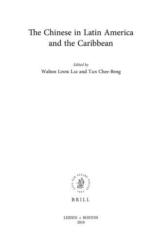 The Chinese in Latin America and the Caribbean