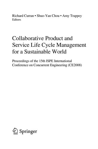 Collaborative Product and Service Life Cycle Management for a Sustainable World