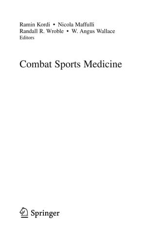 Combat sports medicine