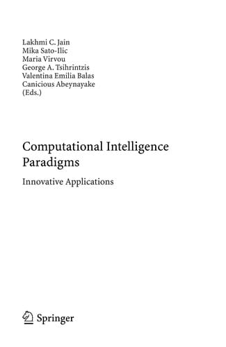 Computational intelligence paradigms