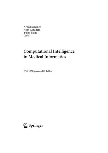 Computational Intelligence in Medical Informatics