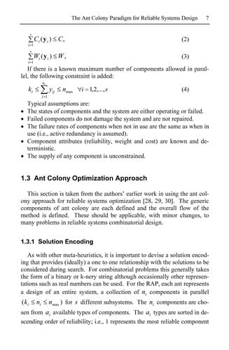Stigmergic optimization