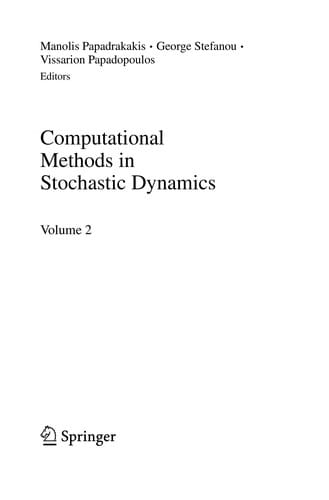 Computational Methods in Stochastic Dynamics