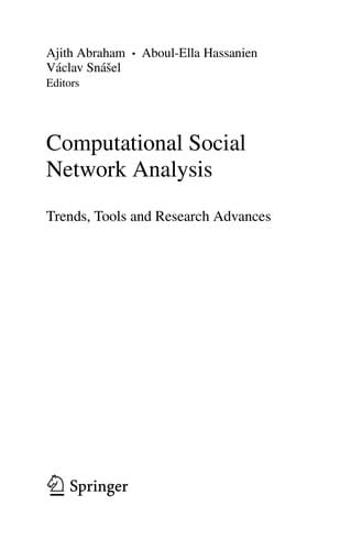 Computational social network analysis