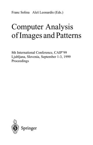 Computer Analysis of Images and Patterns
