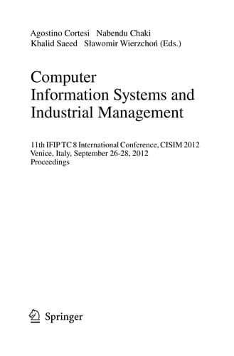 Computer Information Systems and Industrial Management