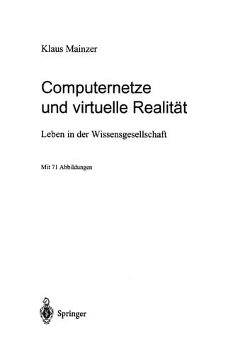 Computernetze und virtuelle Realität