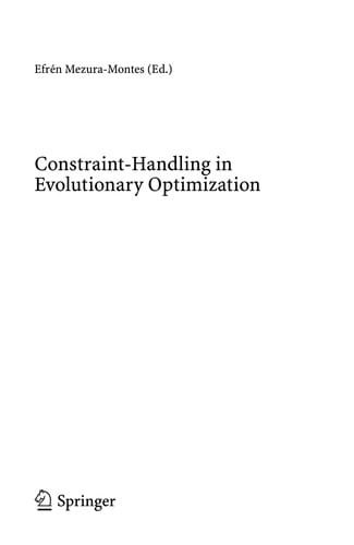 Constraint-handling in evolutionary optimization