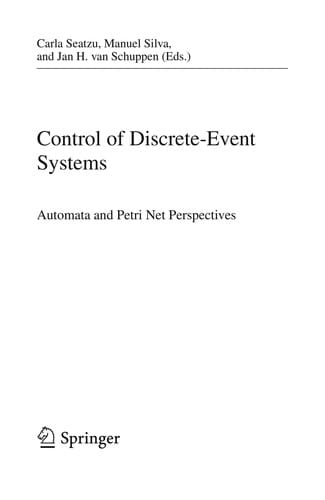 Control of Discrete-Event Systems