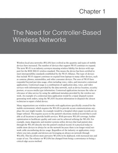 Controller-based wireless LAN fundamentals