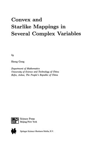 Convex and Starlike Mappings in Several Complex Variables
