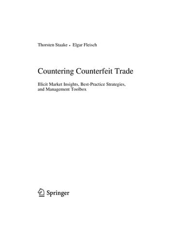 Countering counterfeit trade