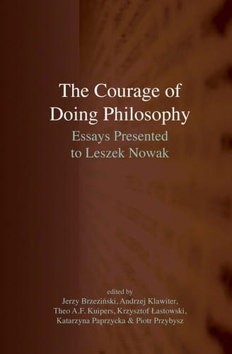 The courage of doing philosophy