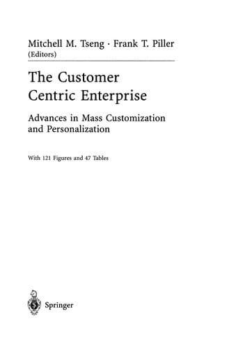 The customer centric enterprise