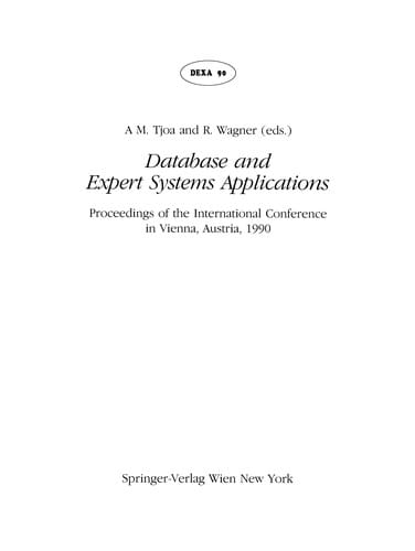 Database and Expert Systems Applications