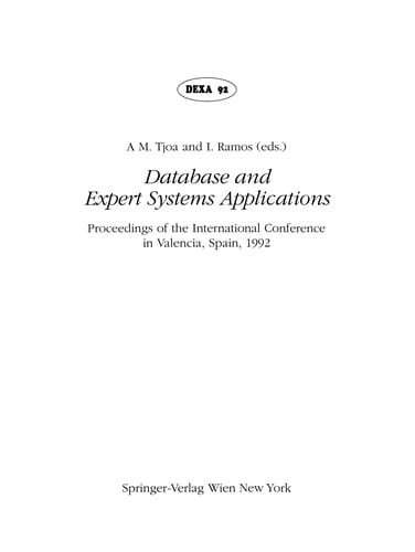 Database and Expert Systems Applications