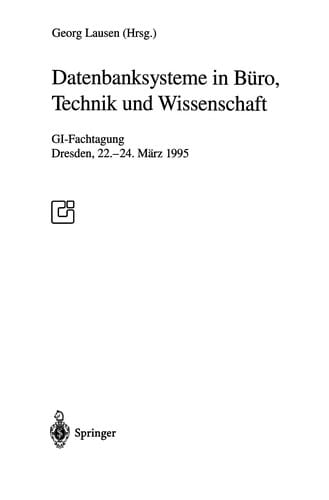 Datenbanksysteme in Büro, Technik und Wissenschaft