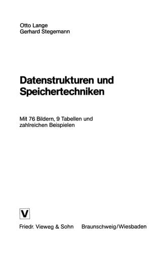 Datenstrukturen und Speichertechniken