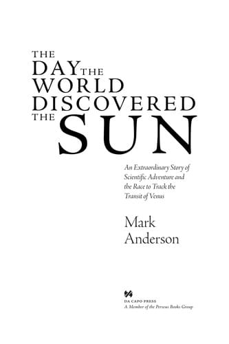 The day the world discovered the sun