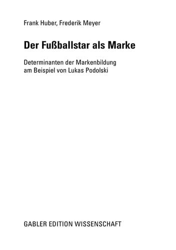 Der Fussballstar als Marke