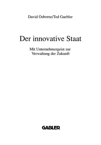 Der innovative Staat