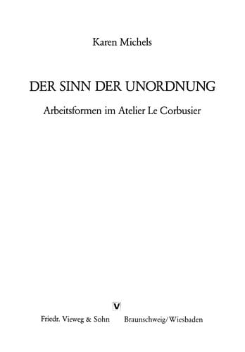 Der Sinn der Unordnung