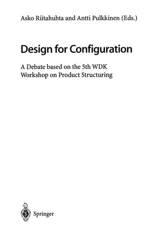 Design for Configuration