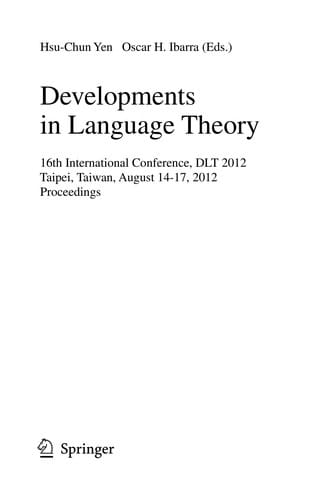 Developments in Language Theory