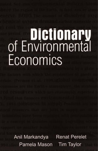Dictionary of environmental economics