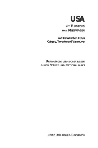 USA mit Flugzeug und Mietwagen