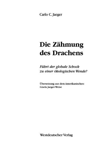 Die Zähmung des Drachens