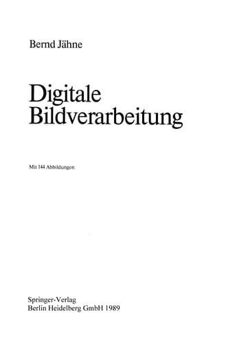 Digitale Bildverarbeitung