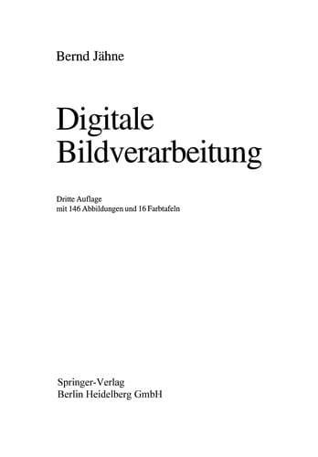 Digitale Bildverarbeitung