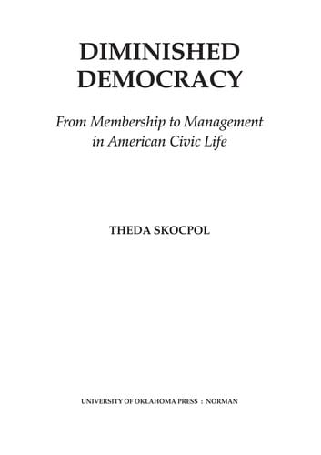 Diminished democracy