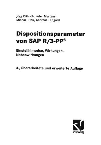 Dispositionsparameter von SAP R/3-PP®