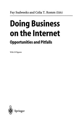 Doing Business on the Internet