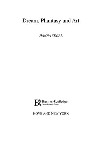 Dream, phantasy and art