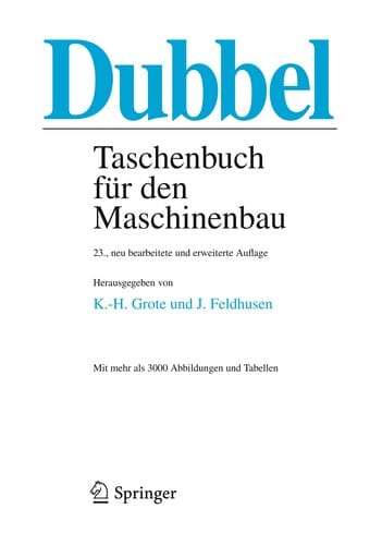 Taschenbuch fu r den Maschinenbau