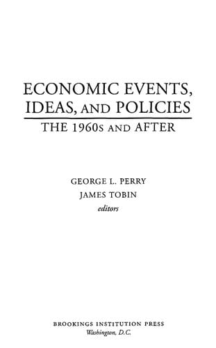 Economic events, ideas, and policies