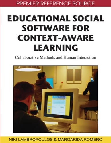 Educational social software for context-aware learning