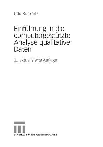 Einführung in die computergestützte Analyse qualitativer Daten