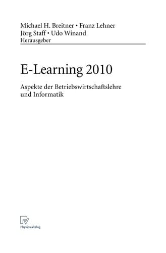 E-Learning 2010