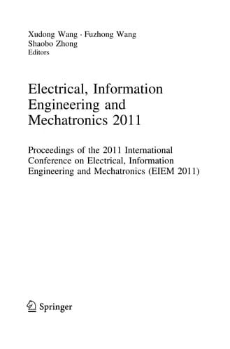 Electrical, Information Engineering and Mechatronics 2011