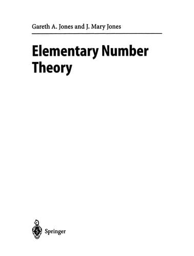 Elementary Number Theory