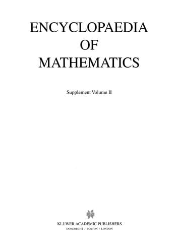 Encyclopaedia of Mathematics