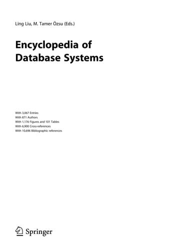 Encyclopedia of database systems