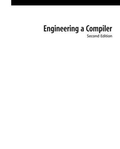 Engineering a compiler
