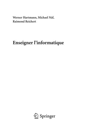 Enseigner l’informatique