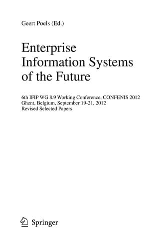 Enterprise Information Systems of the Future