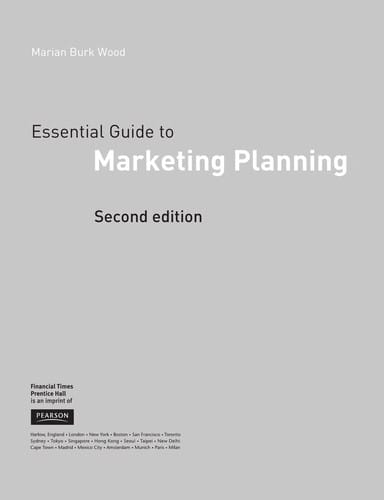 Essential guide to marketing planning